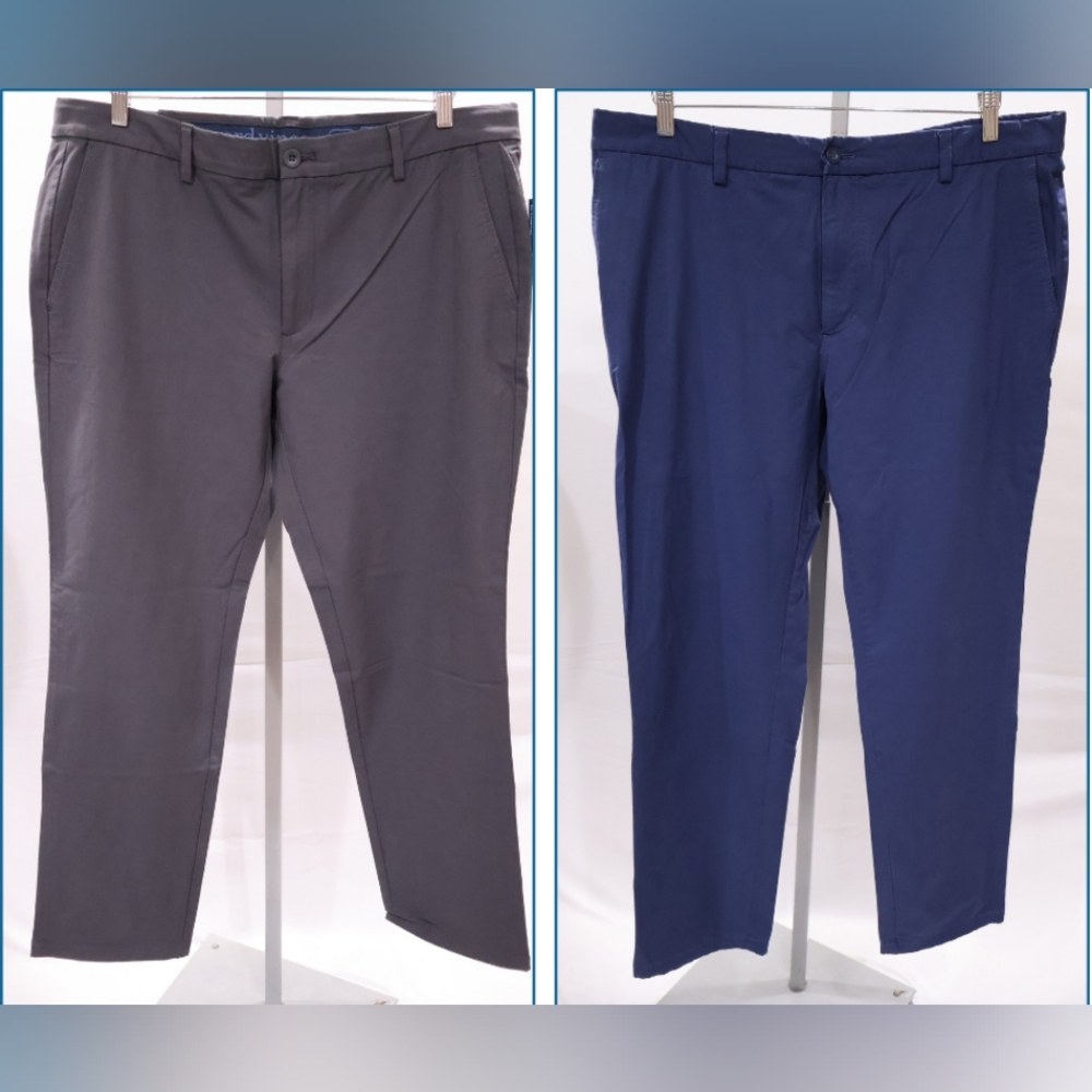 2for1 🎁 Vineyard Vines | Men's Chinos (38 X 30) Bundle 🛍️ Charcoal and Navy